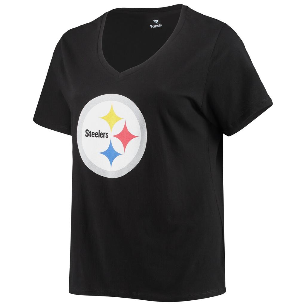 Fanatics Fanatics Steelers Plus Size V-Neck T-Shirt - Women's