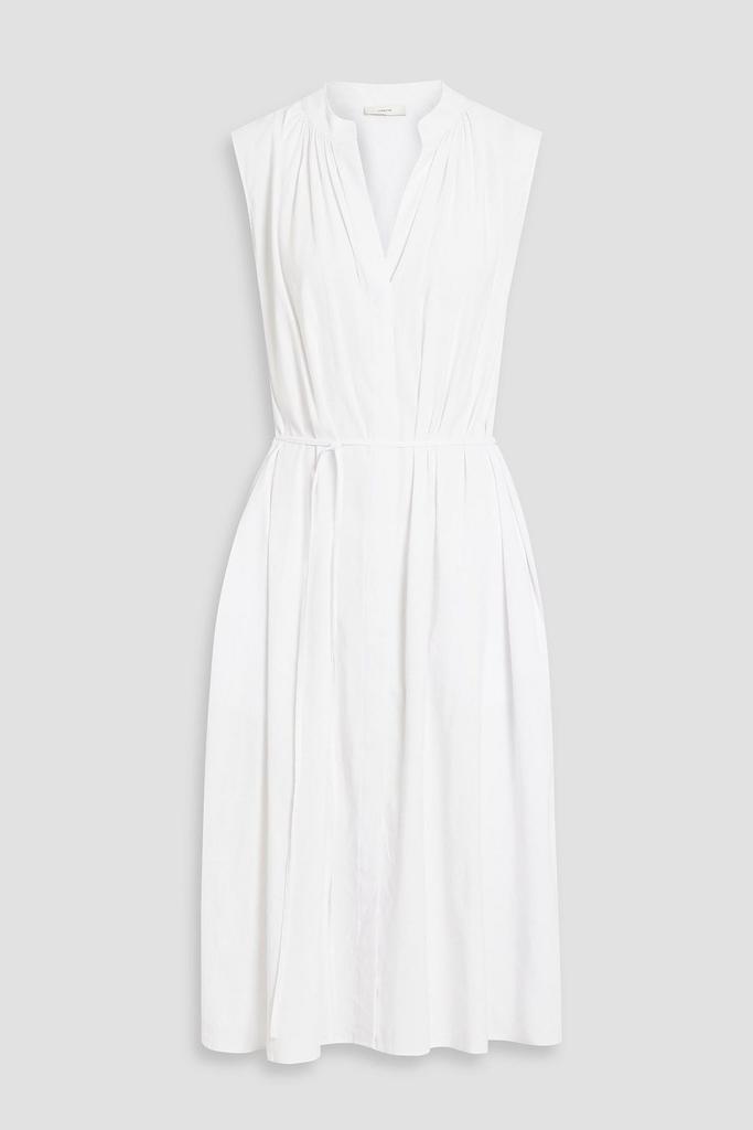 Vince Linen-blend midi dress