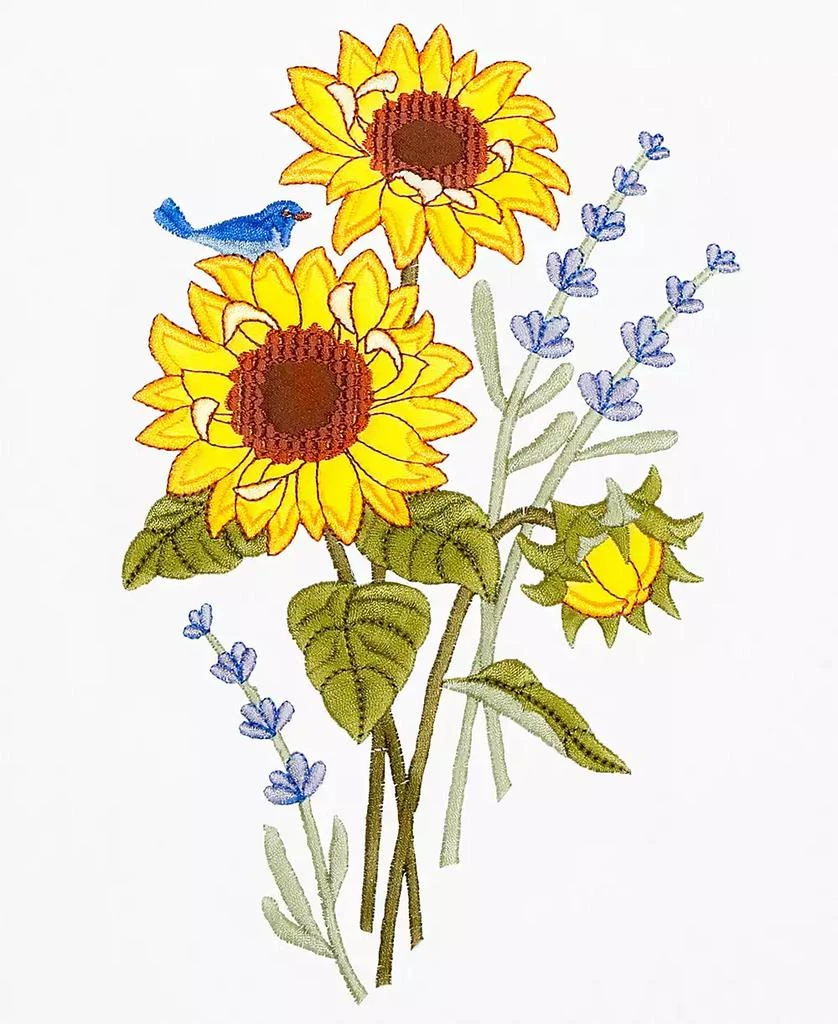 Linum Home Textiles Turkish Cotton Girasol Embellished 2-Pc. 7