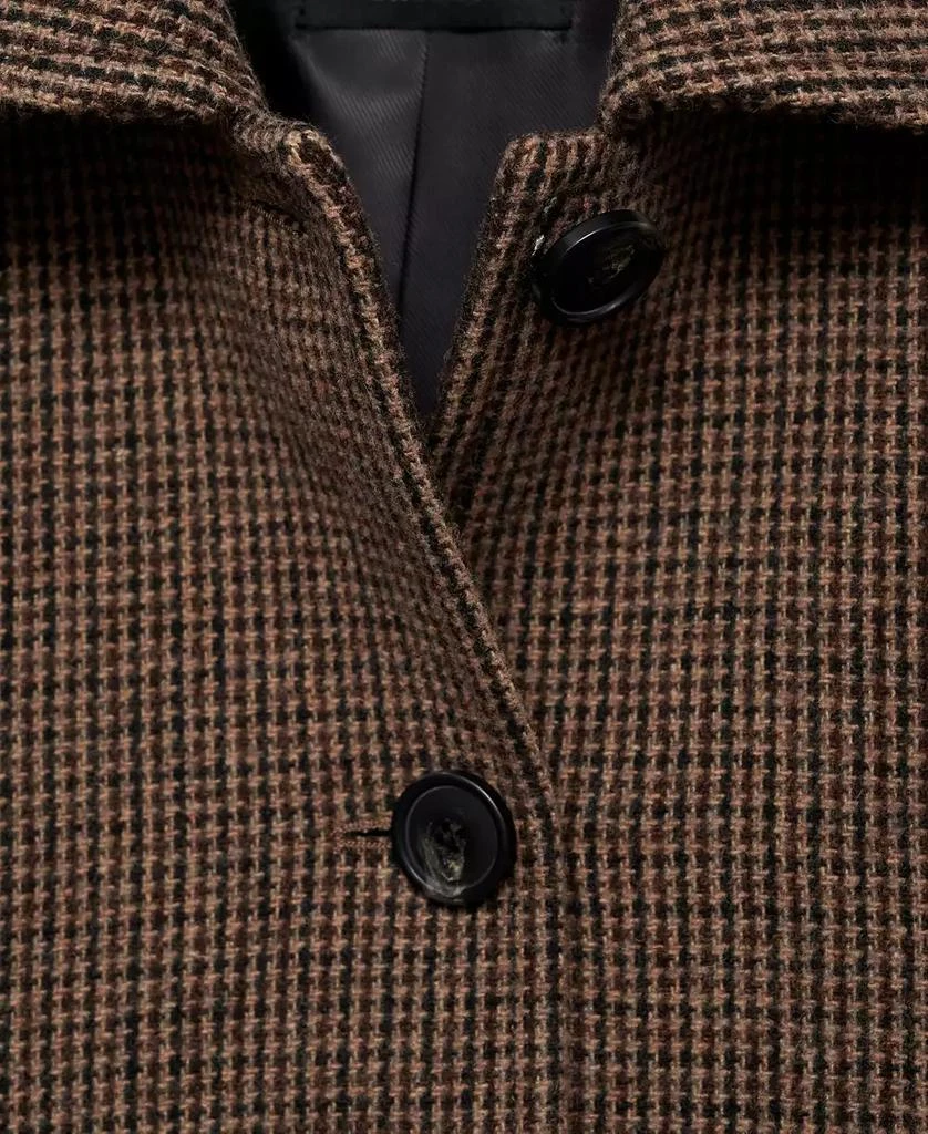 Mango Women's Micro Houndstooth Wool Jacket 7