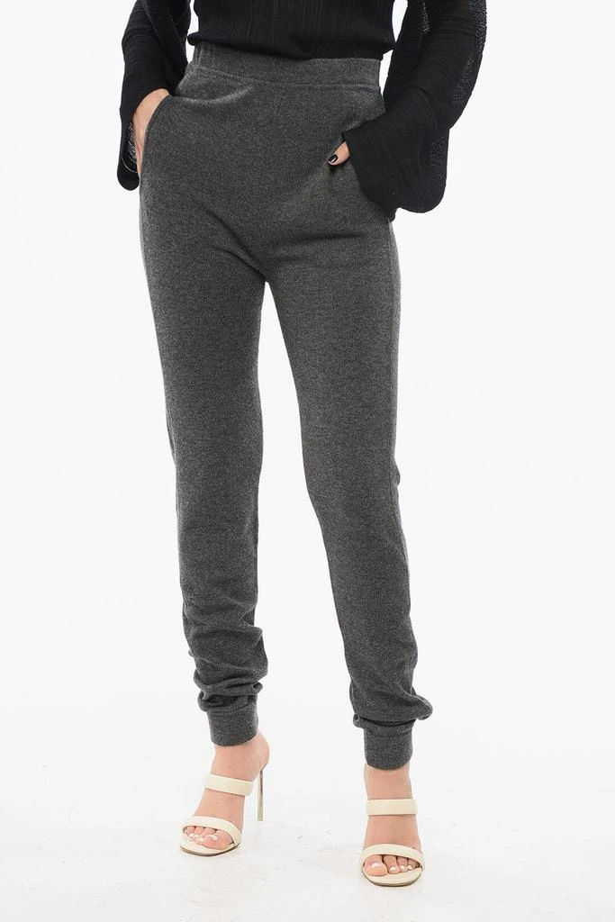 Yves Saint Laurent Saint Laurent Pure Cashmere Leggings with Elastic Waistband 1