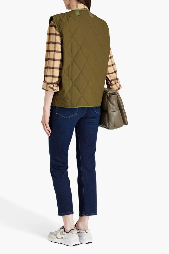 FRAME Le High Straight cropped high-rise straight-leg jeans 3