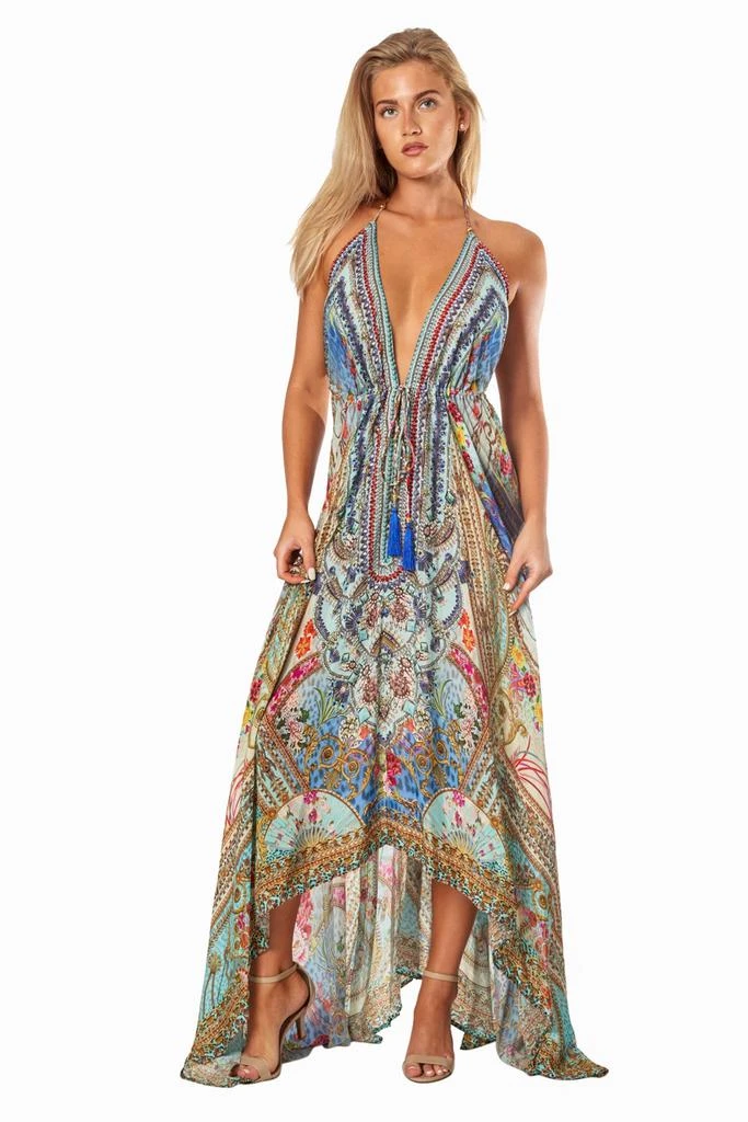 La Moda Clothing Avalon Halter Maxi Dress 1