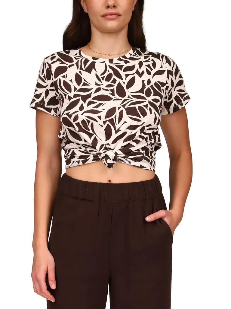 Sanctuary The Perfect Womens Burnout Printed T-Shirt 1