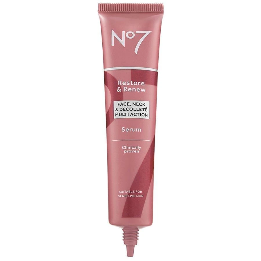 No7 Restore & Renew Face & Neck Multi Action Serum 6