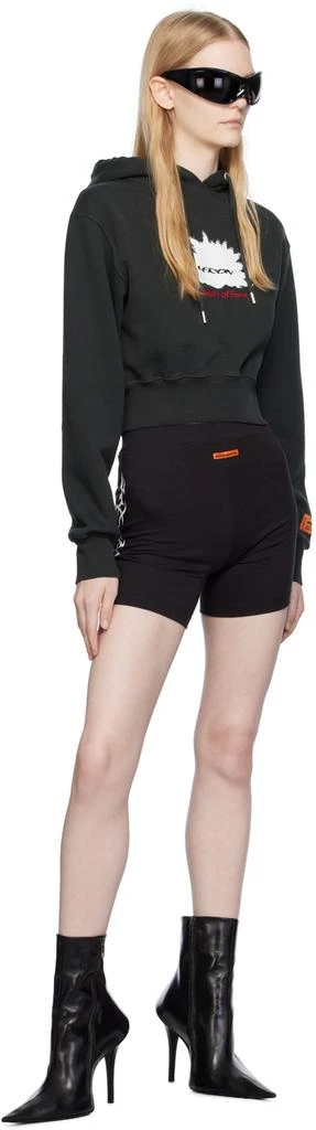 Heron Preston Black Printed Shorts 4