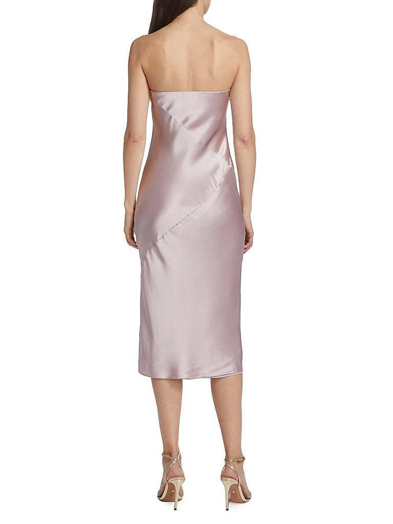 Amanda Uprichard Shiran Silk Midi-Dress 5