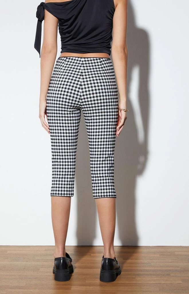 LA Hearts Gingham Capri Pants 4