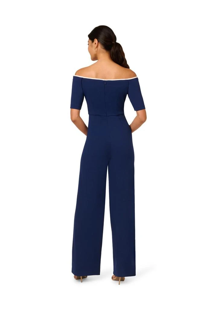 Adrianna Papell Knit crepe tie jumpsuit 2
