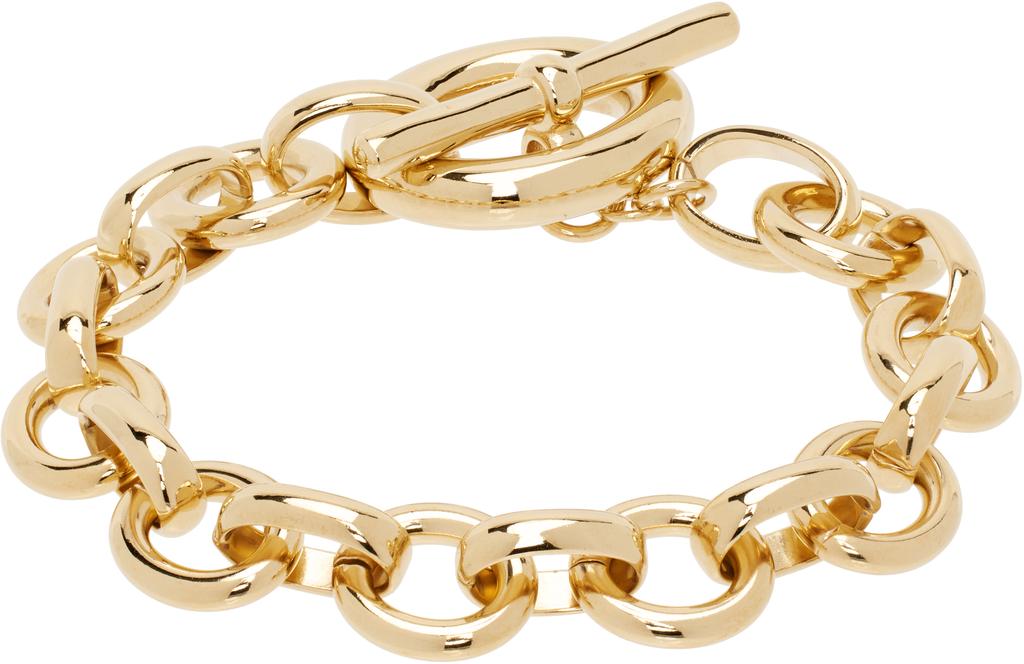 Laura Lombardi Gold Portrait Bracelet