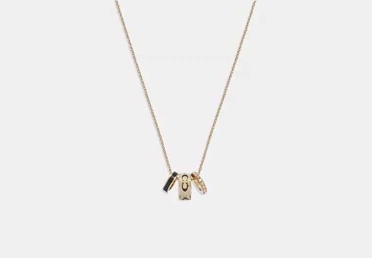 Signature Enamel Rondell Necklace