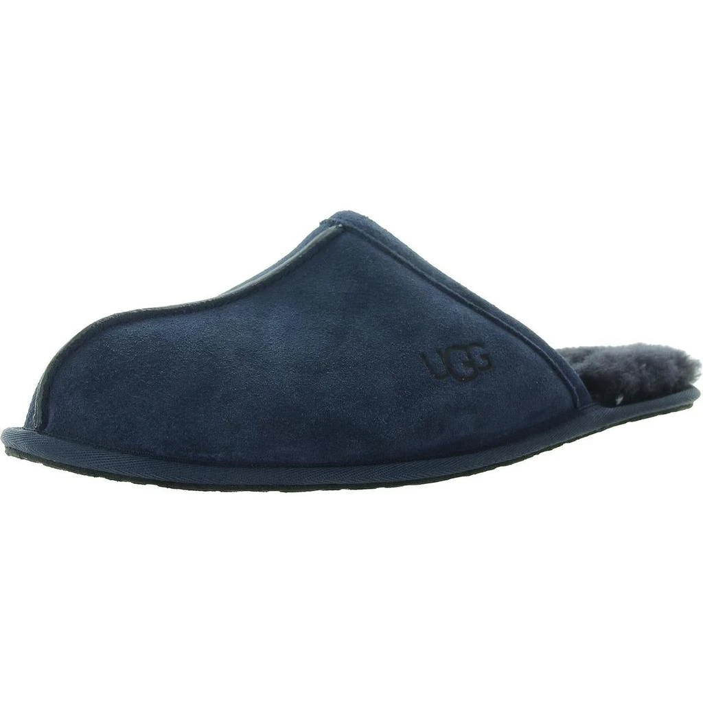 Shop Scuff Mens Suede Slip On Scuff Slippers on Sale at  display picture 2