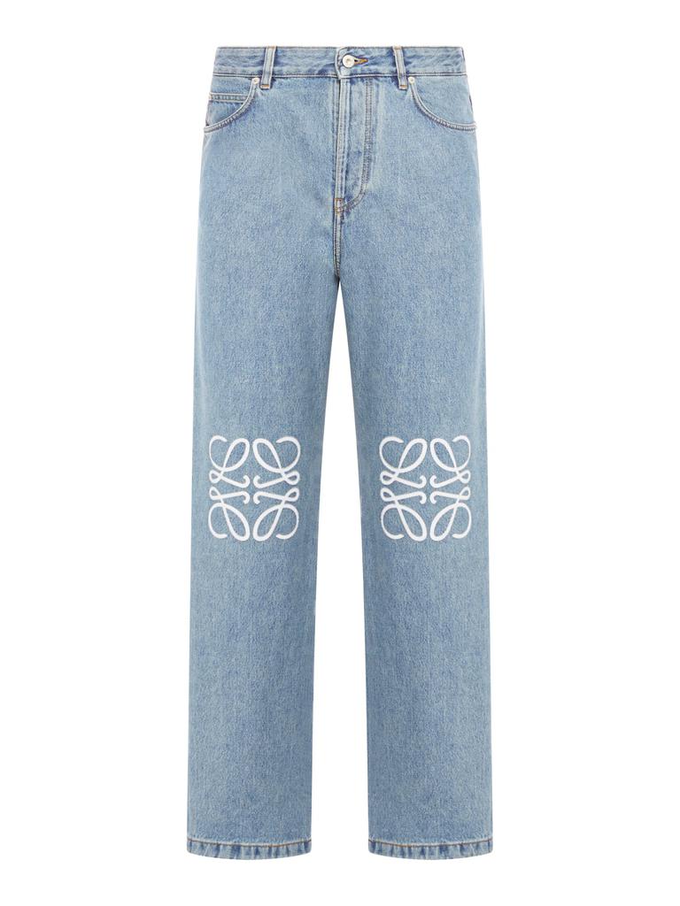 Loewe Anagram baggy jeans in denim