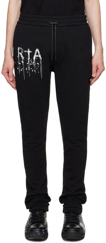 RTA Black Owen Sweatpants 1