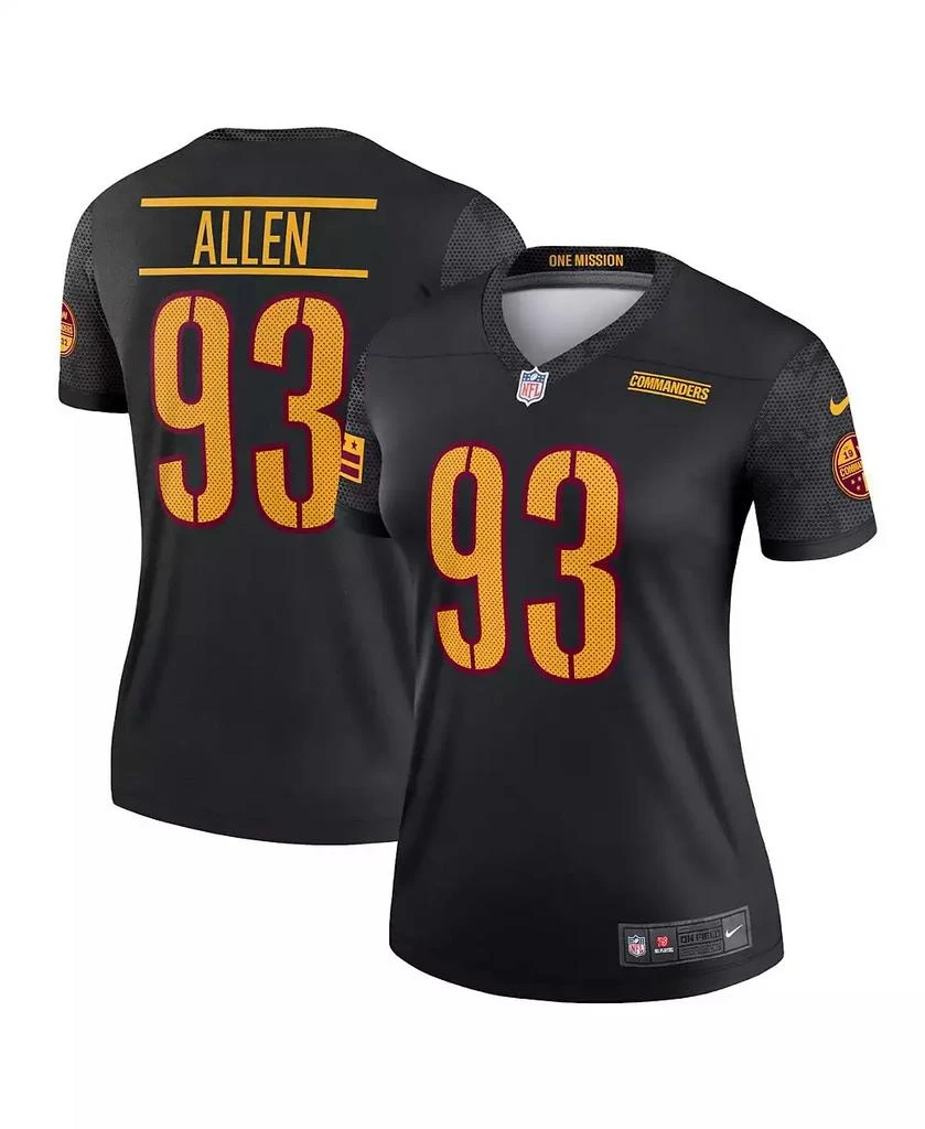 NIKE Women's Jonathan Allen Black Washington Commanders Alternate Legend Jersey 1