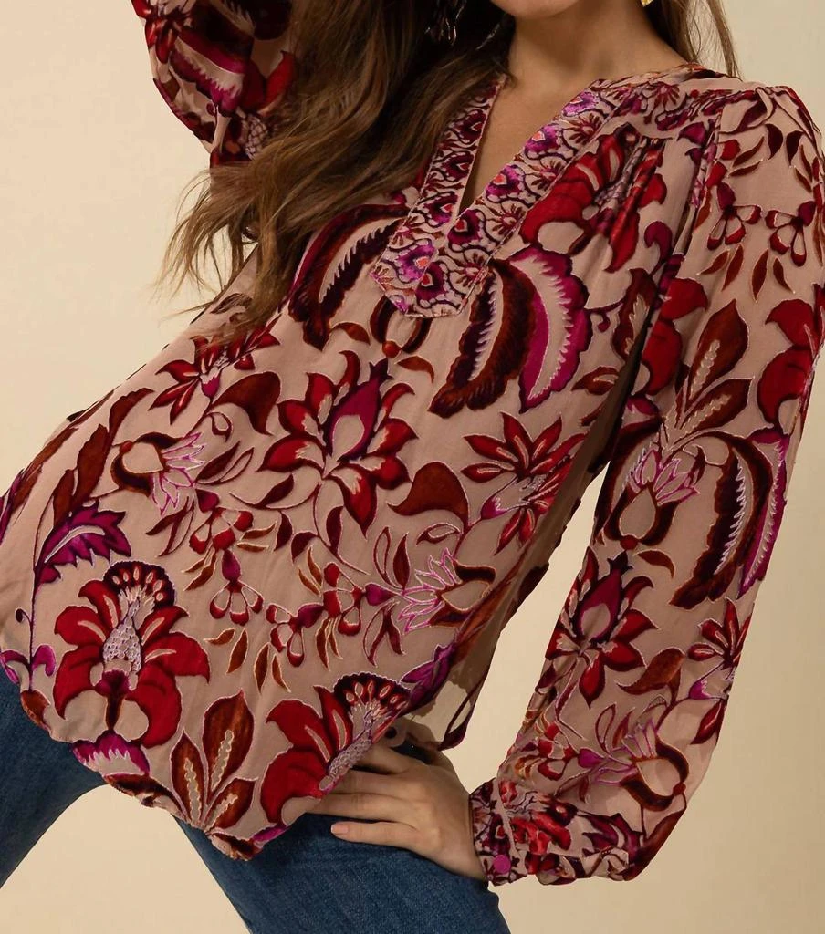 Hale Bob Hale Bob - Danielle Velvet Burnout Top 1