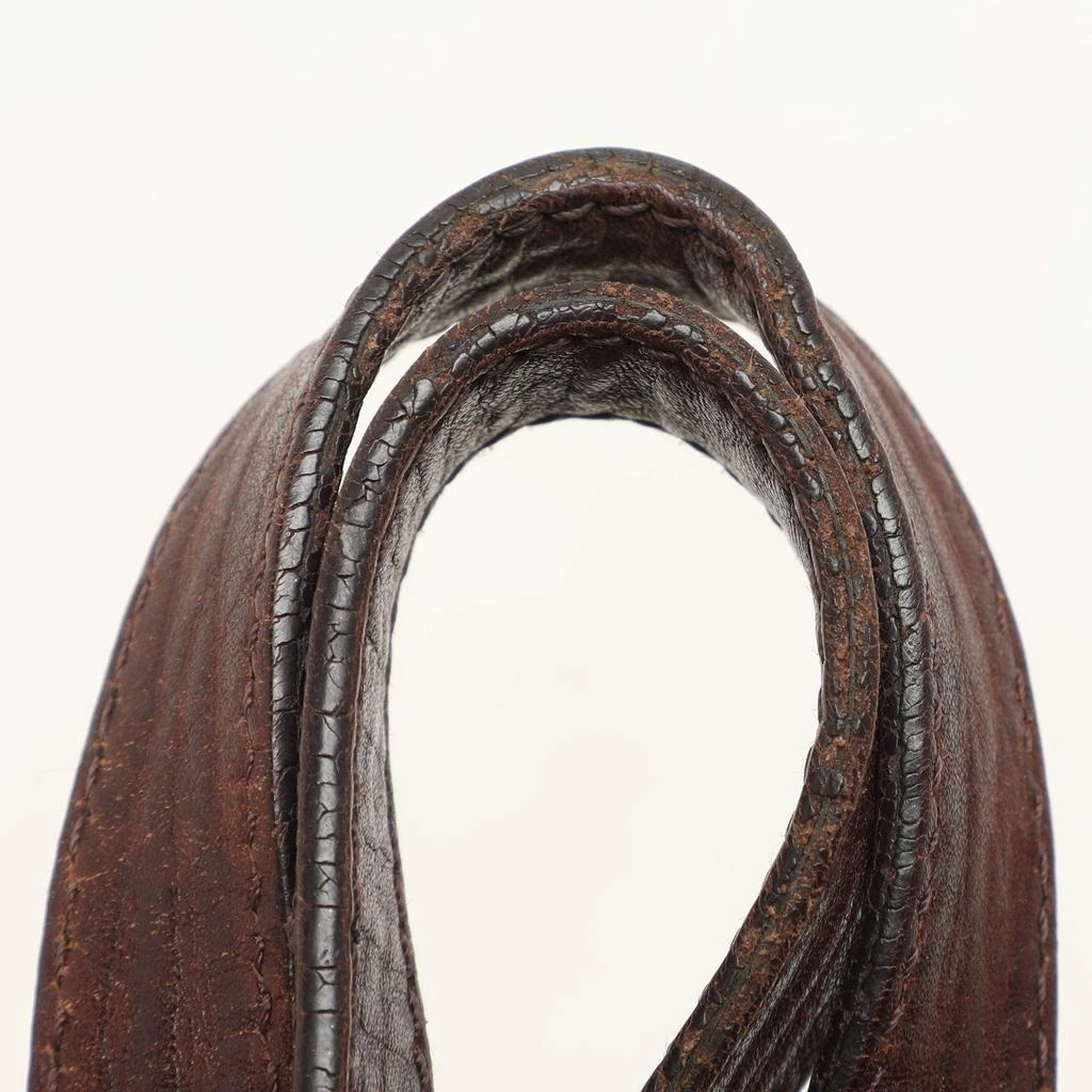 Fendi Fendi Beige/Brown Zucchino Canvas and Leather Accordion Tote 7