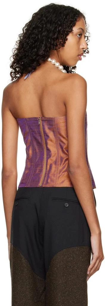 Puppets and Puppets Gold Iridescent Tank Top 3