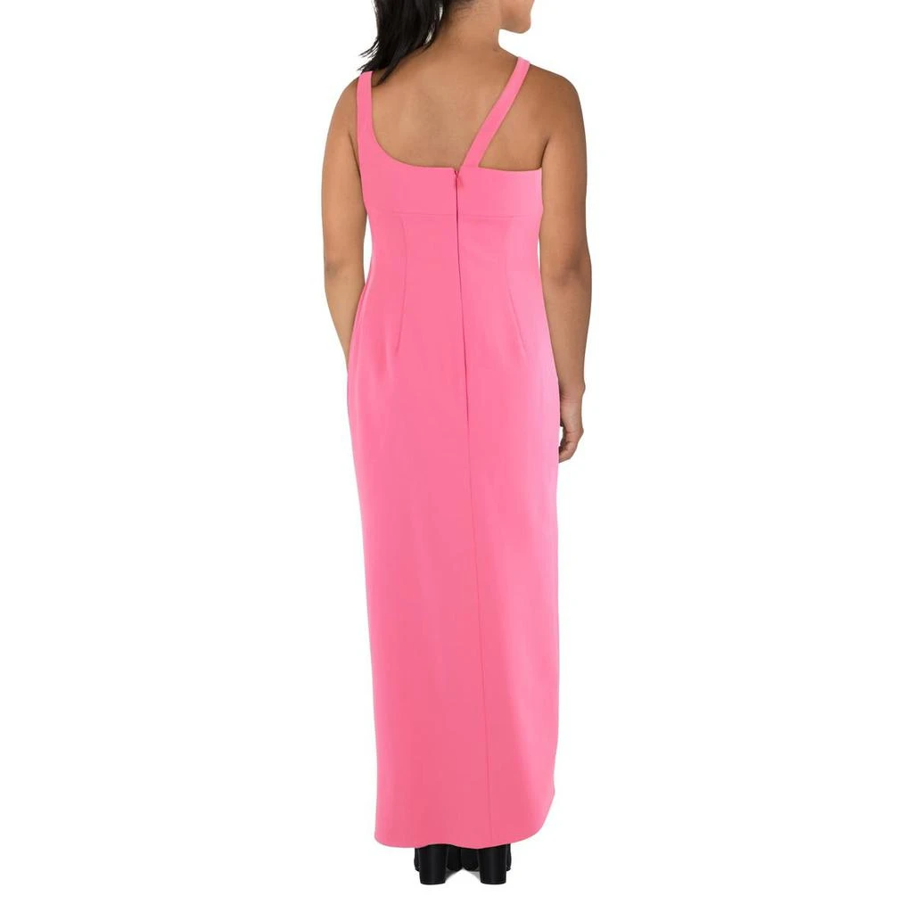 BCBG Womens Knit One Shoulder Evening Dress 2
