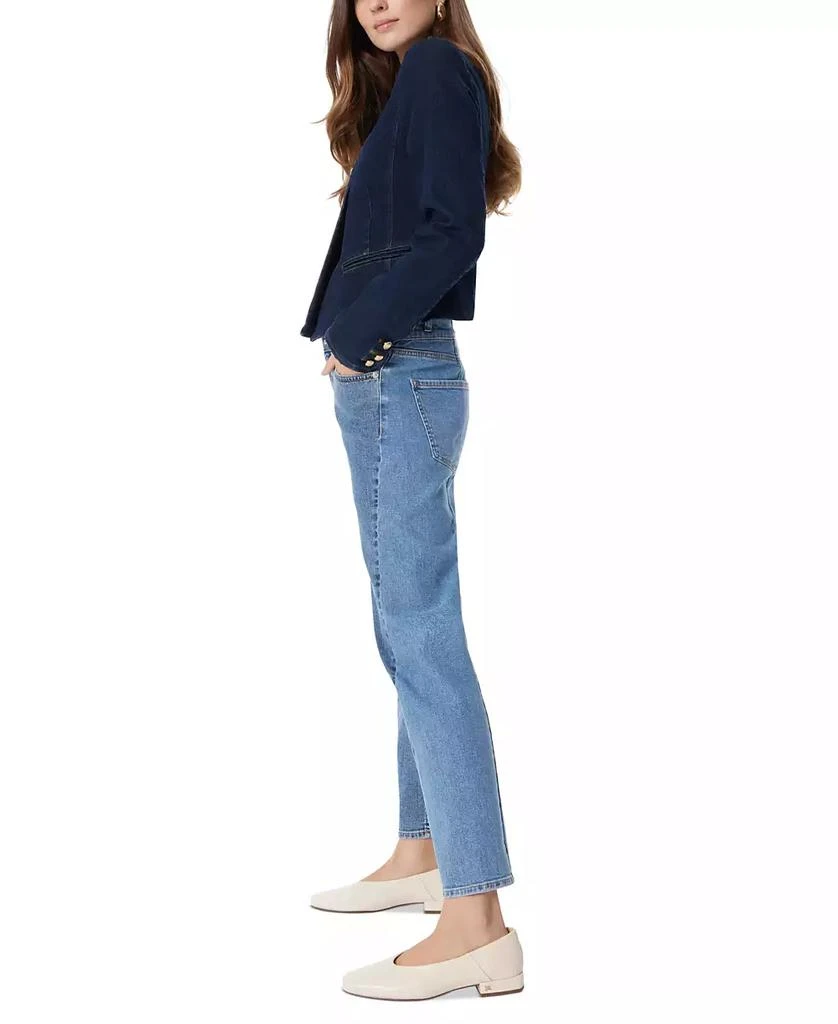 Sam Edelman Women's Fiona Double-Breasted Denim Blazer 4