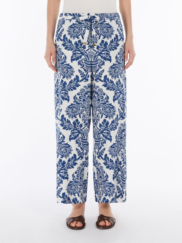 Max Mara Printed poplin joggers