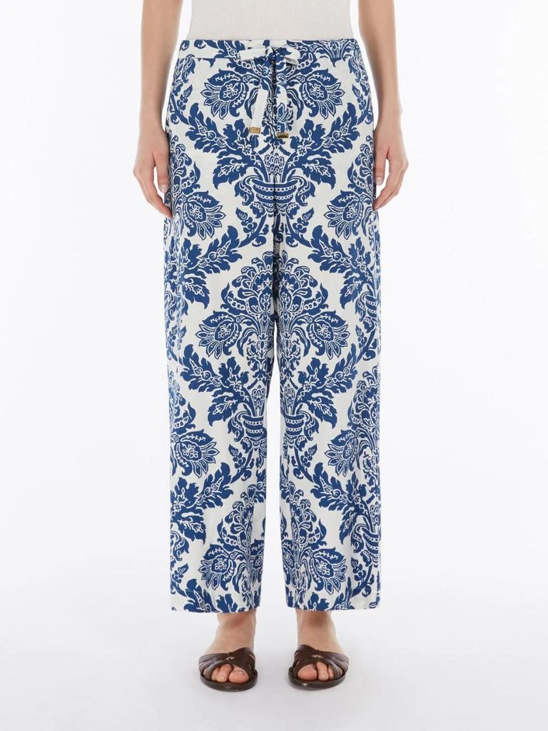 Max Mara Printed poplin trousers 2