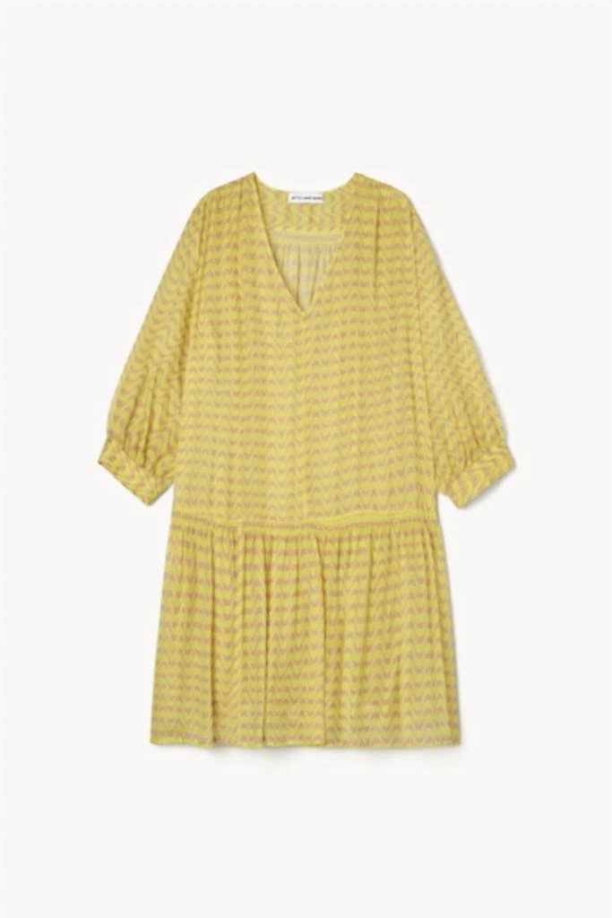 Attic and Barn Fidel Dress In Yellow 3