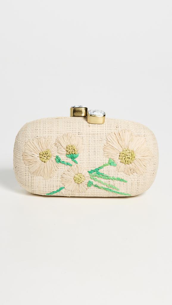PAMELA MUNSON Vintage Daisies Clutch