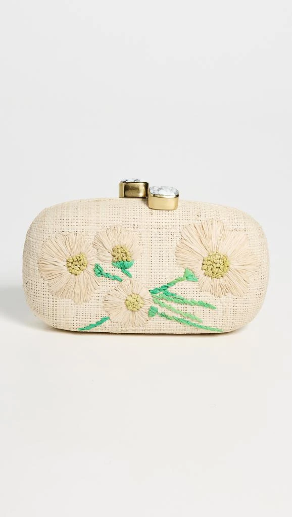 PAMELA MUNSON Vintage Daisies Clutch 1