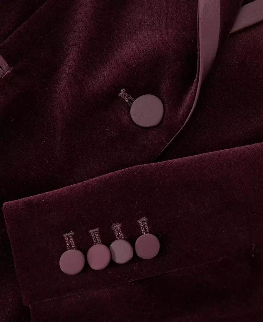 REISS Women's Elia Velvet Single-Breasted Suit Blazer 7