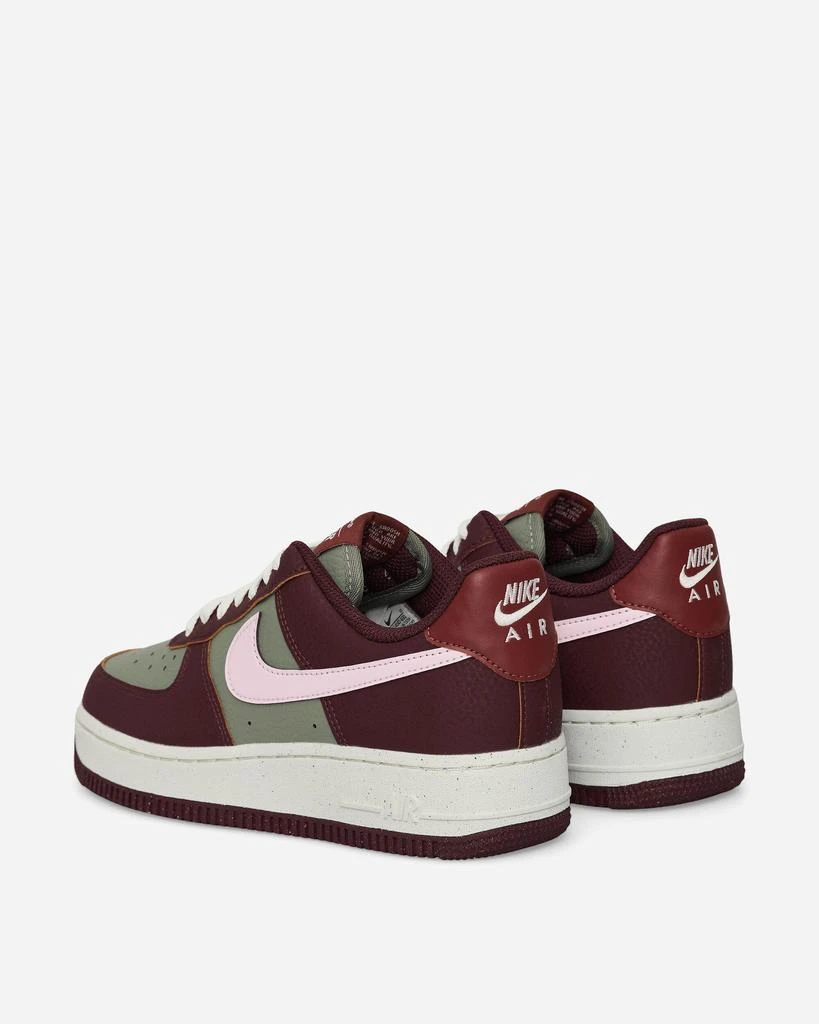 NIKE Women's Air Force 1 '07 Next Nature Sneakers Burgundy Crush / Pink Foam 5