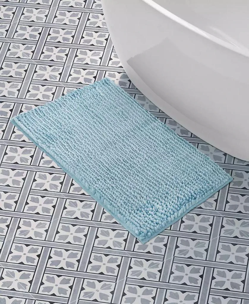 Laura Ashley Butter Chenille Bath Mat 2