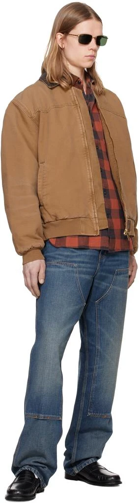 Carhartt WIP Blue Double Knee Jeans 4