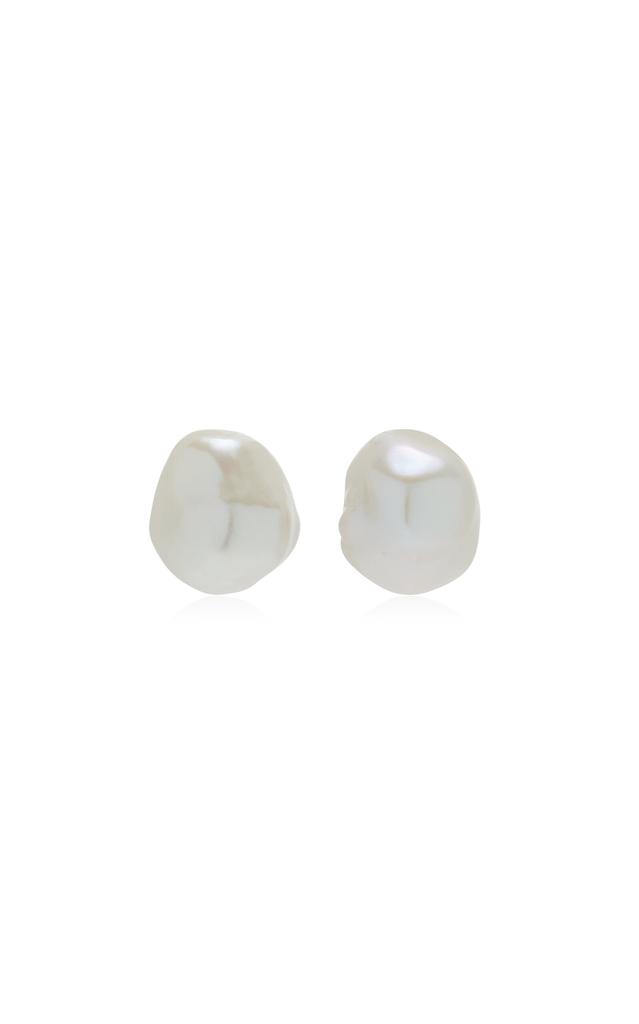 AGMES AGMES - Pearl Earrings - White - OS - Moda Operandi - Gifts For Her