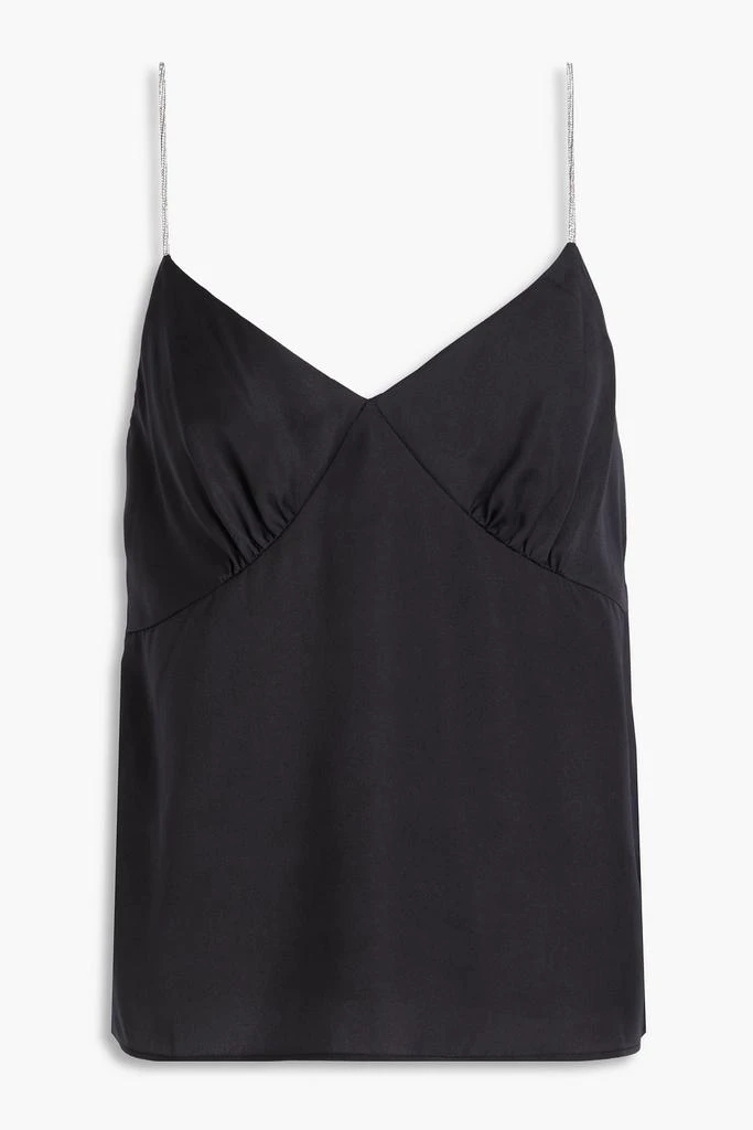 Solid & Striped The Rosetta crystal-embellished satin camisole 1