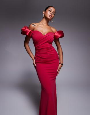 scuba maxi dress