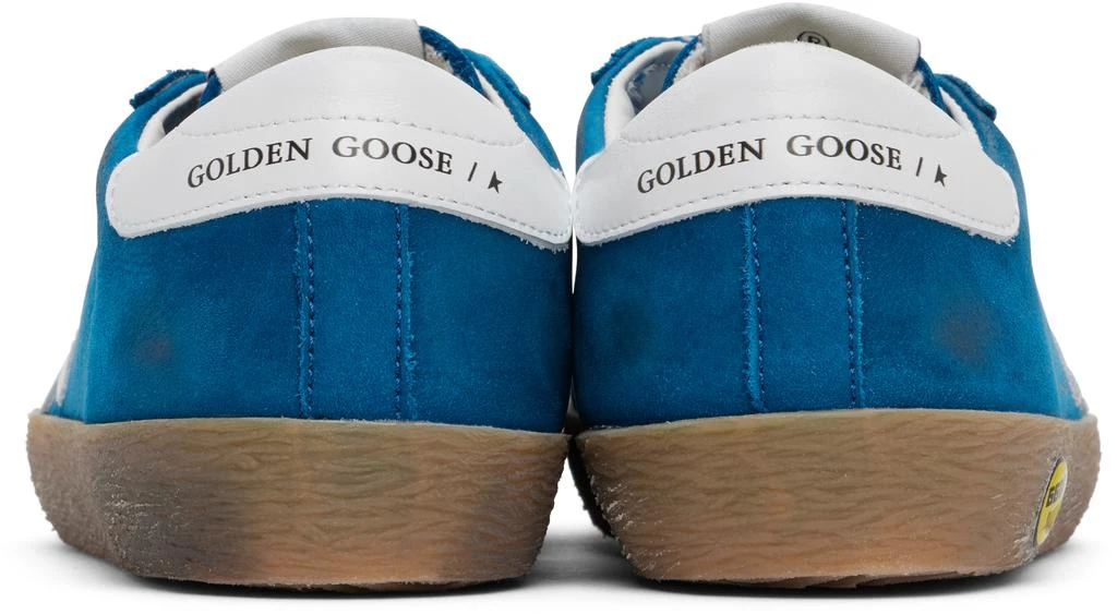 Golden Goose Kids Blue & White Old School Sneakers 2