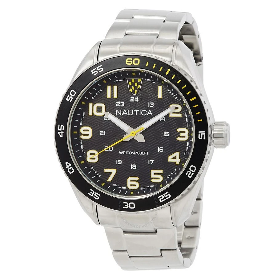 Nautica Key Biscane Quartz Black Dial Men's Watch NAPKBS224 1