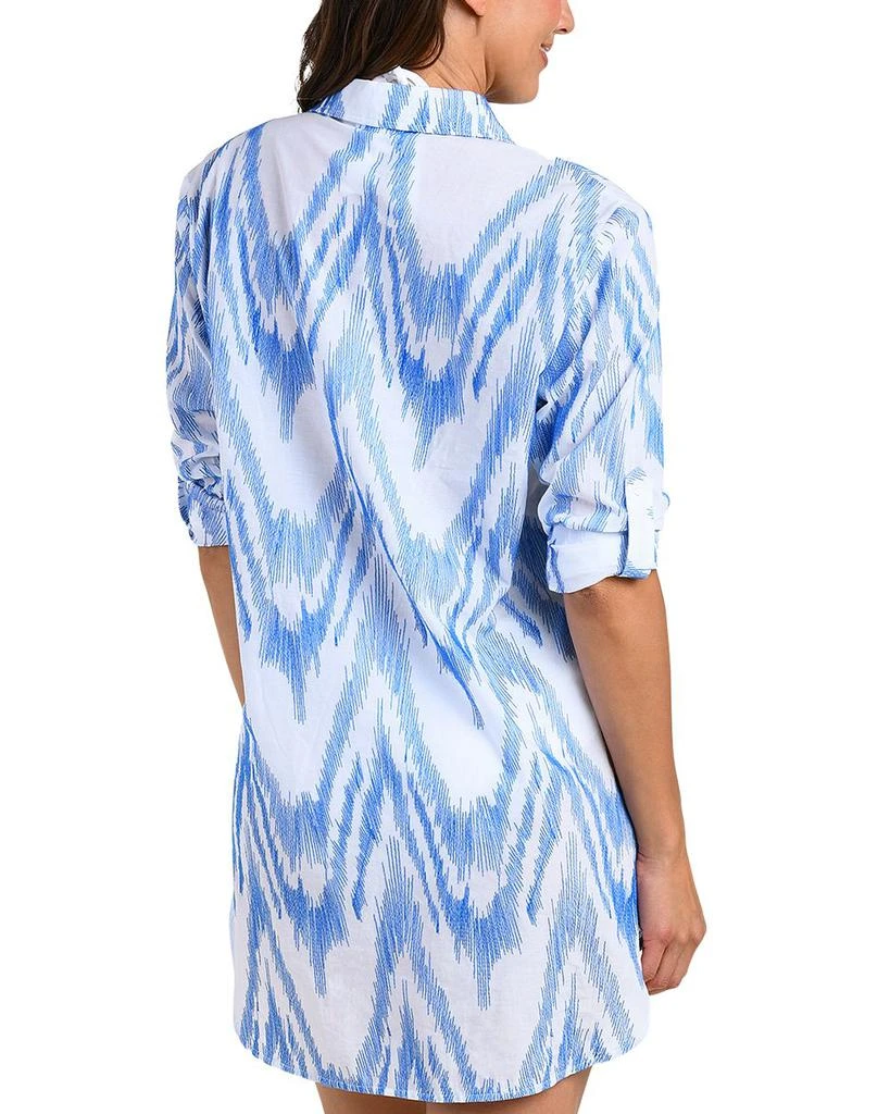 La Blanca Tidal Wave Camp Shirt Swim Cover-Up 4