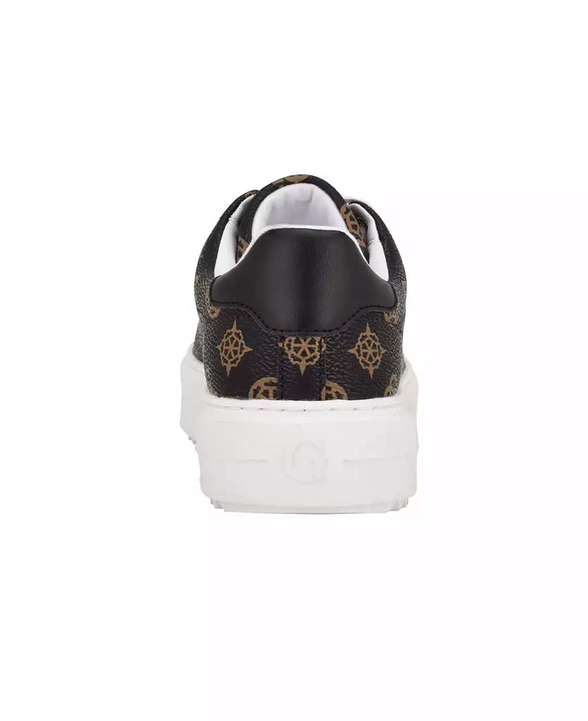 GUESS Women's Denesa Treaded Platform Lace-Up Sneakers 3