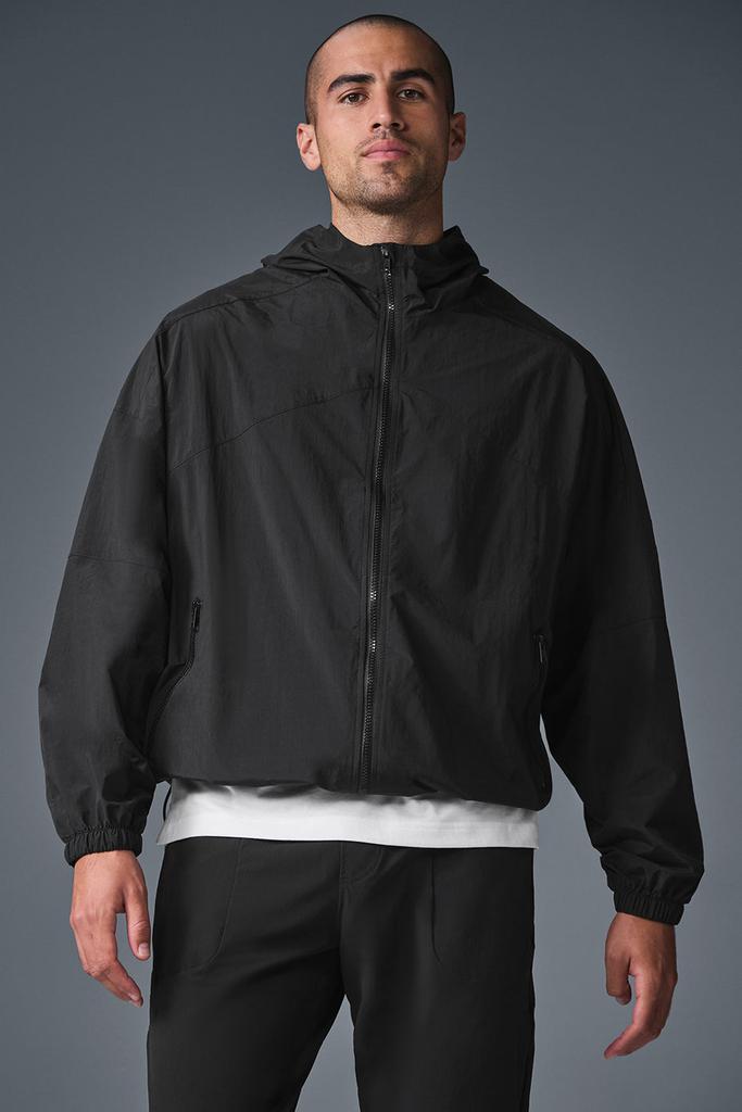 Alo Vantage Nylon Ripstop Track Jacket - Black