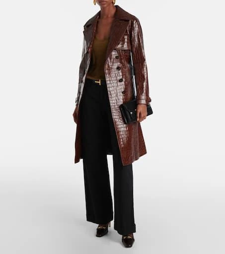 Tom Ford Whitney 85 croc-effect leather pumps 3