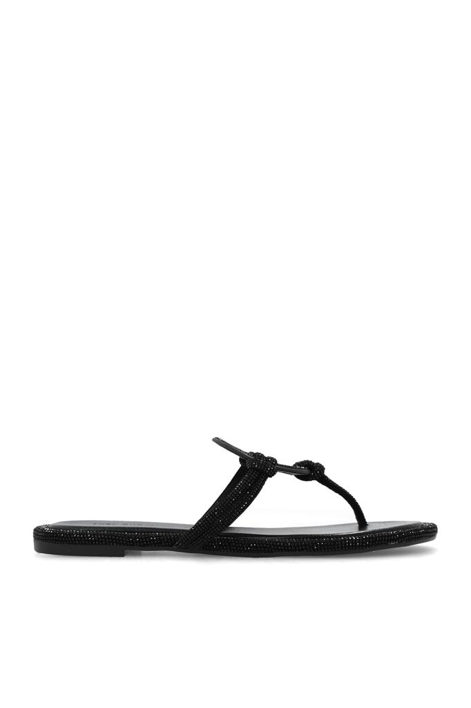 Tory Burch Miller slides BLACK 6 5 Women s Shoes BeyondStyle