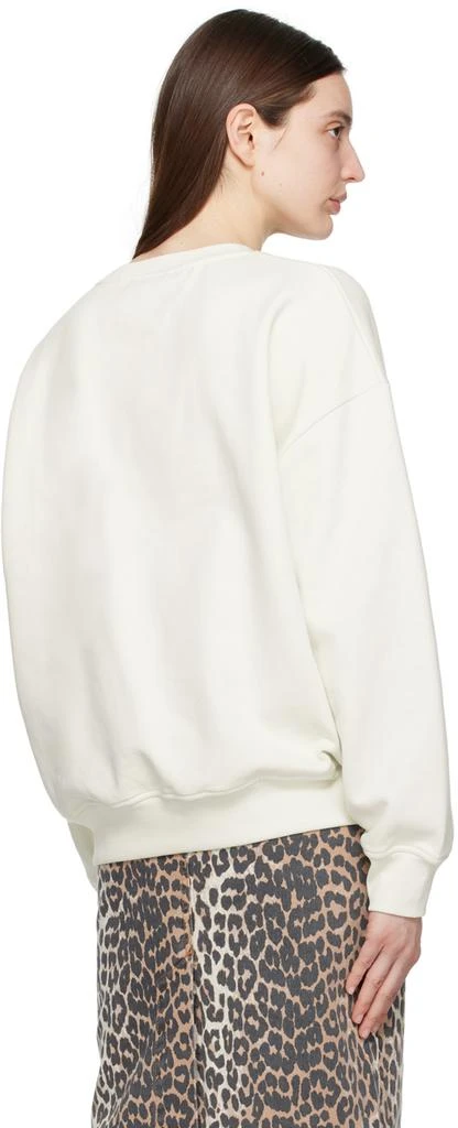 Ganni Off-White Isoli Sweatshirt 3