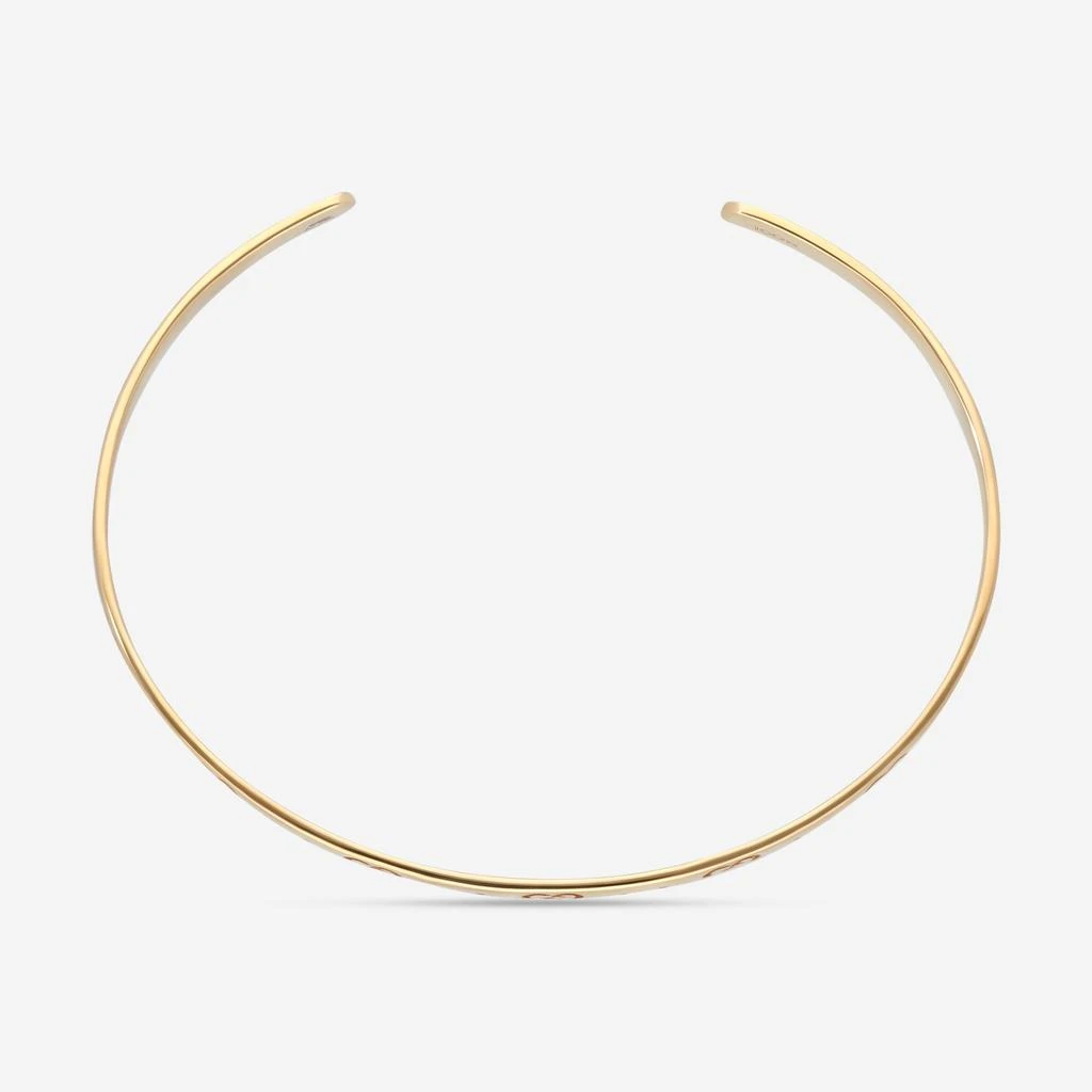 Gucci Gucci Icon 18K Yellow Gold Thin Bangle Bracelet YBA434524001017 2