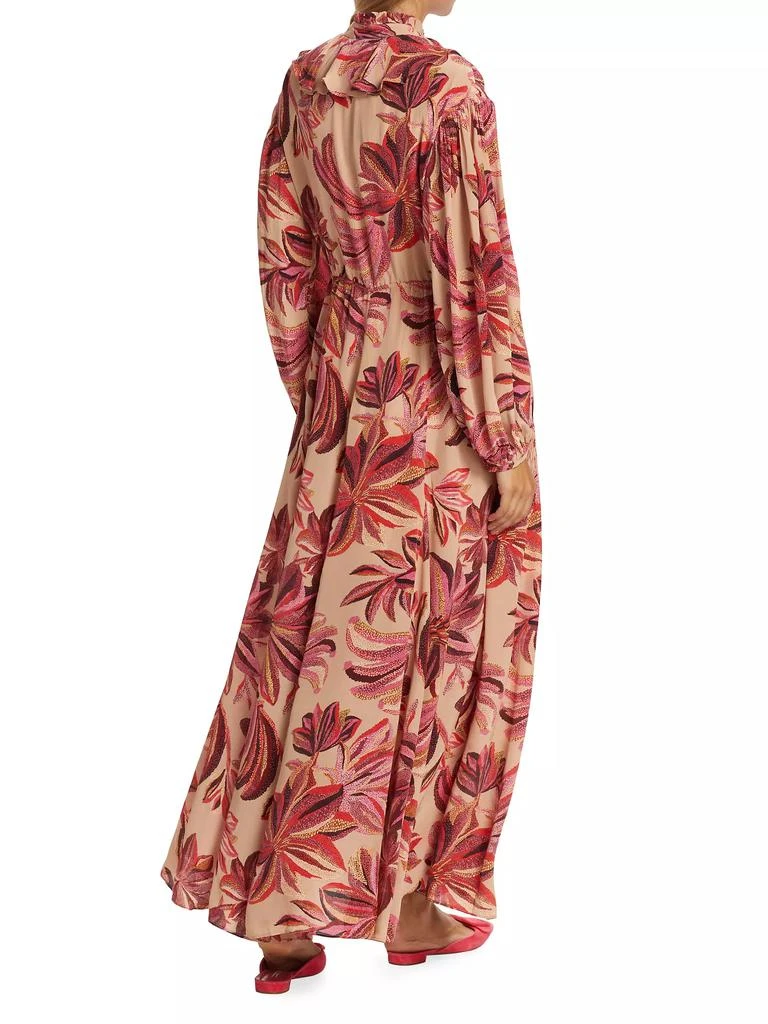 Farm Rio Floral Tapestry Maxi Dress 5