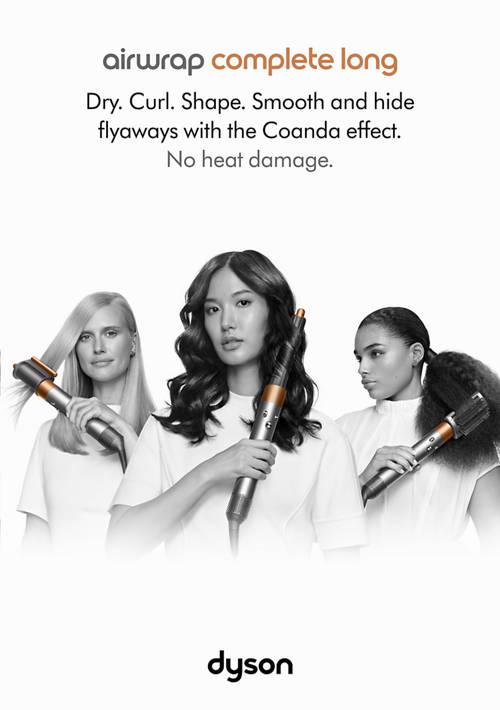 Dyson Airwrap Multi Styler Complete Long Nickel Copper