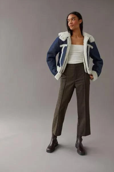 Urban Outfitters UO Roselyn Faux Shearling Jacket 4