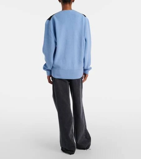 Stella McCartney Lace-trimmed virgin wool sweater 3