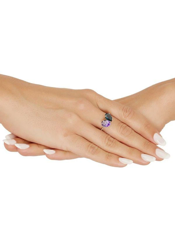 Saks Fifth Avenue 14K Yellow Gold & Multi Stone Ring 3